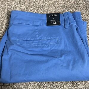 NWT J. Crew women’s Vibrant Blue shorts